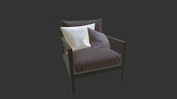 Camilla Armchair 3D Model