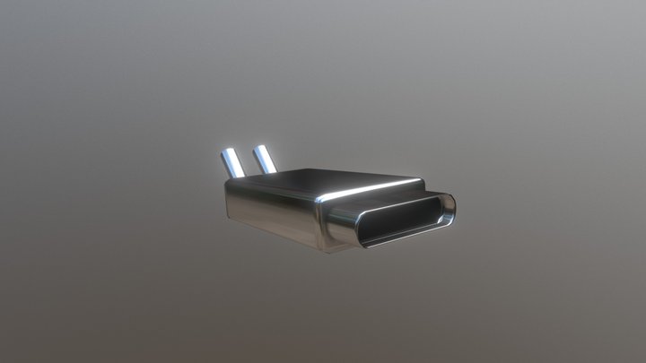 Escapamento 06 Fusca 1963 BodyKit 02 3D Model