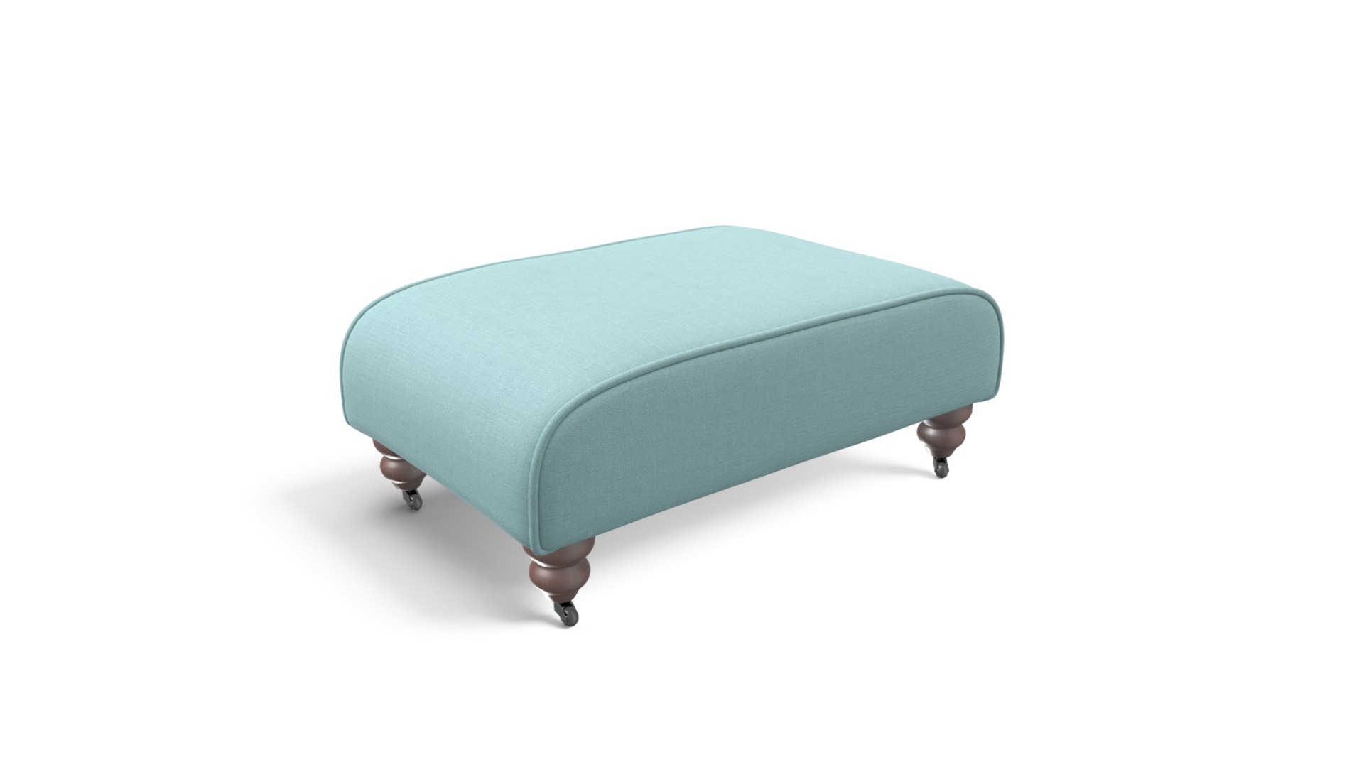 Orson Footstool, Teira Blue