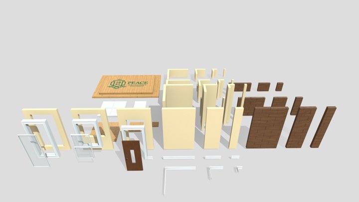 William Peace University Modular Room 3D Model