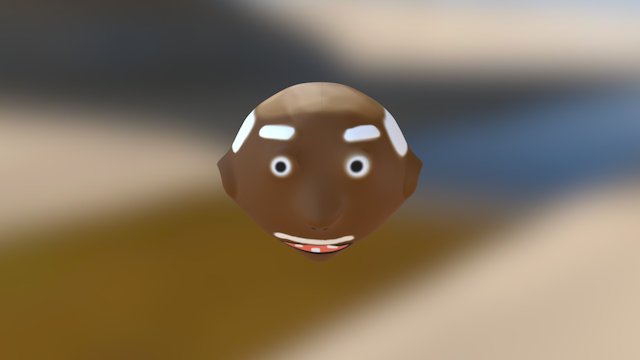 Bachi Samy Visage 3D 3D Model