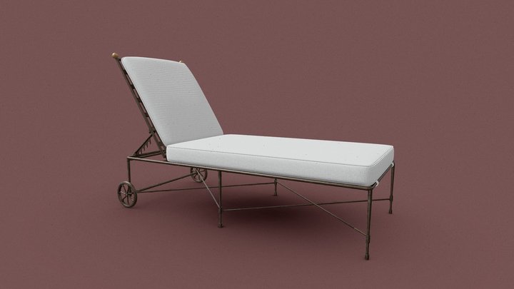 Amalfi_chaise_lounge 3D Model