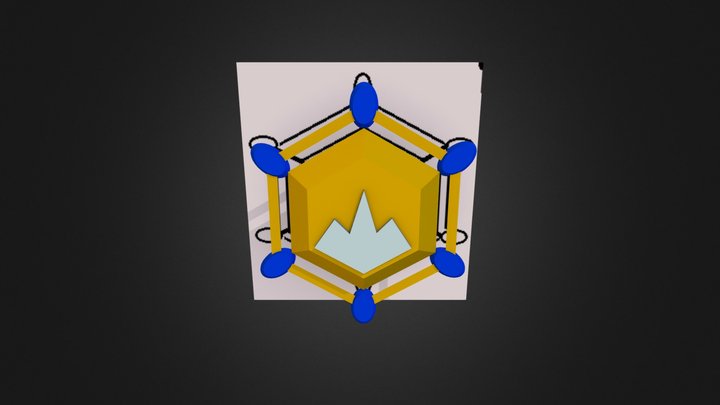 Iceberg Badge 3D Model