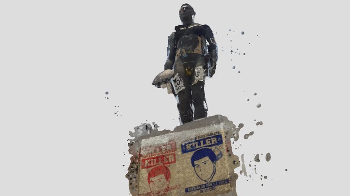 Discóbolo del Estadio Nacional 3D Model