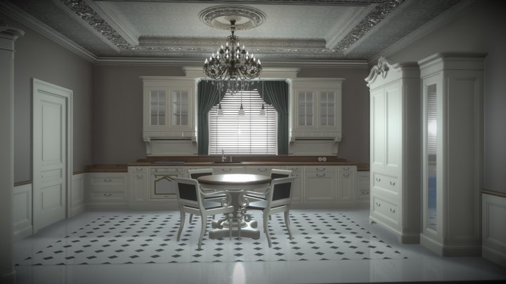 Propozycja wystroju kuchni 3D Model