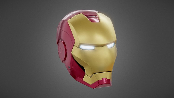 Iron Man mask | Iron Man 3D Model