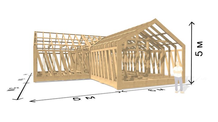 Каркас Барн Макси 3D Model