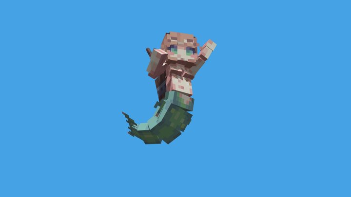 mermaid 3D Model