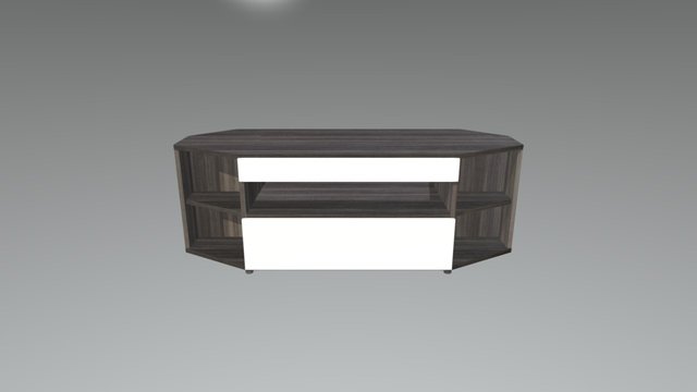 Nexera Corner TV Stand 3D Model