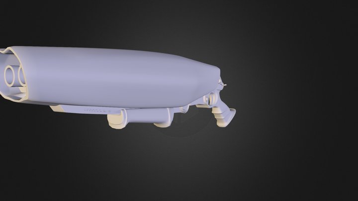 Rifle (greyscale) 3D Model