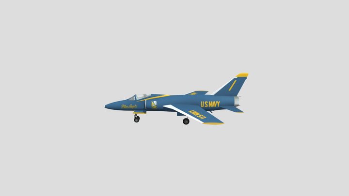 Grumman f11 tiger 3D Model