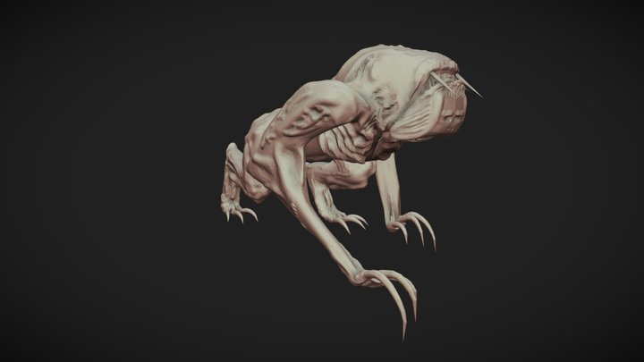 "Uncontained" Monster Animated 3D Model