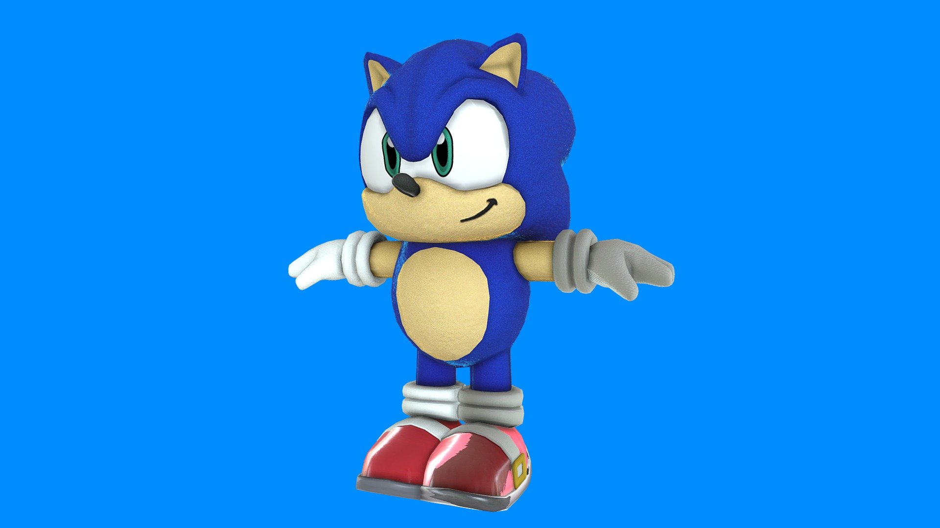 Joypolis Sonic Mascot Costume Rigged Download Free 3d Model By Sonicvoirgardevoir Db13a1c