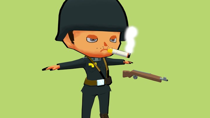 Chibi Edge 3D Model