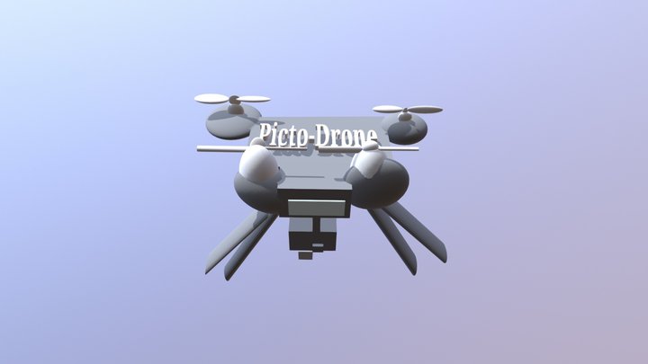 Picto-drone 3D Model
