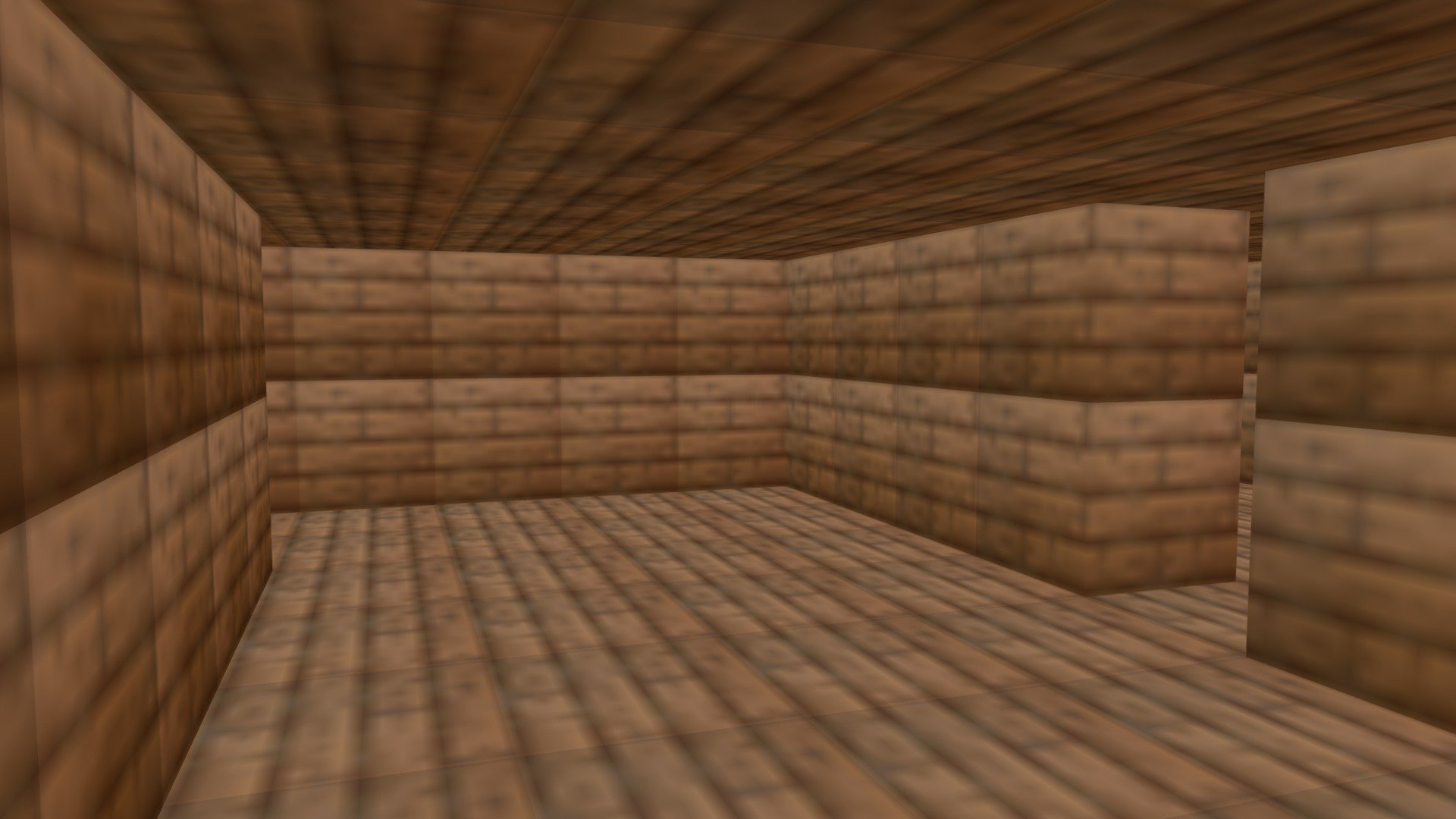 Minecraft Wood Bunker Empty