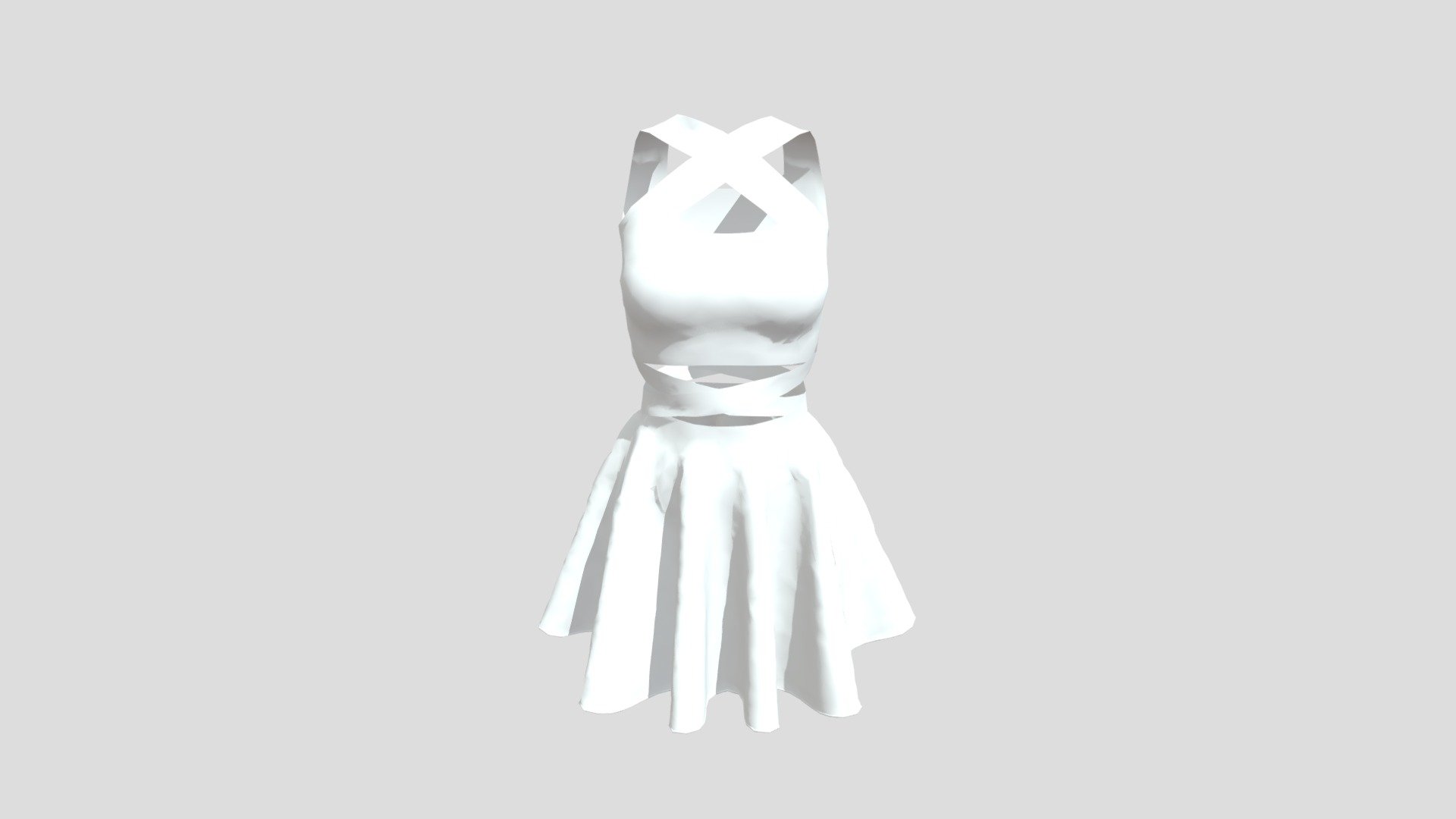 Party-dress - Download Free 3D model by aelwiniwj [db15948] - Sketchfab