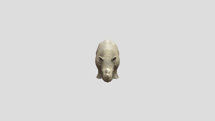 White Rhinoceros – Modello 3D gratuito STL