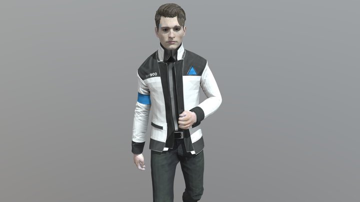 Man walk In circle 3D Model