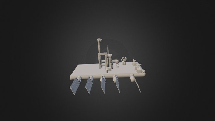 Küçük Gemi 6342 Obj Files 3D Model