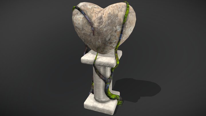 A Heart of Stone 3D Model