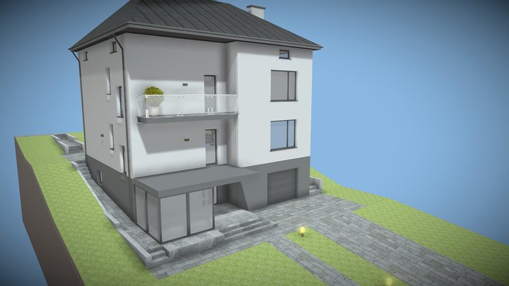 Модель фасад 8_1 3D Model