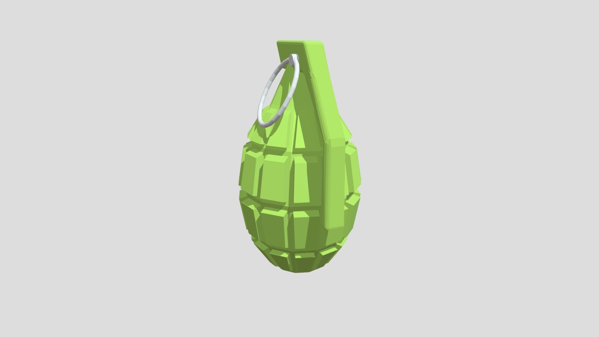 Hand grenade from Poly by Google