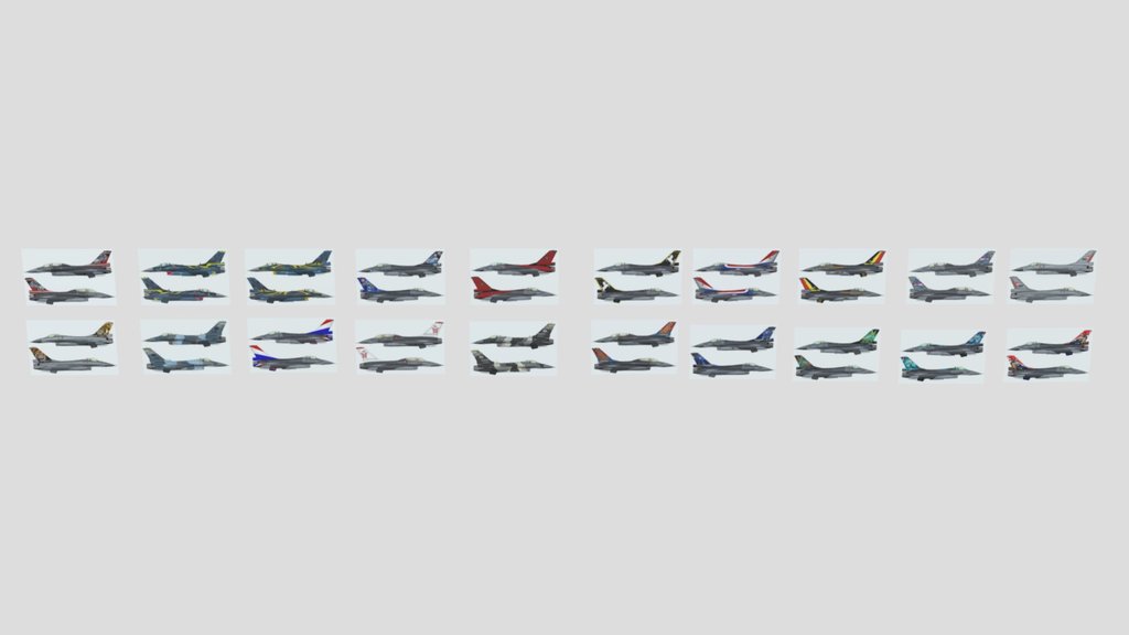 avatar f-16 object design templates.
