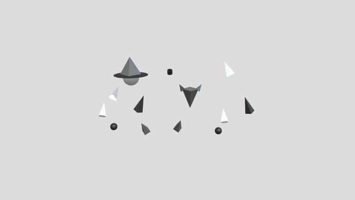 Glitchdi (separated) 3D Model