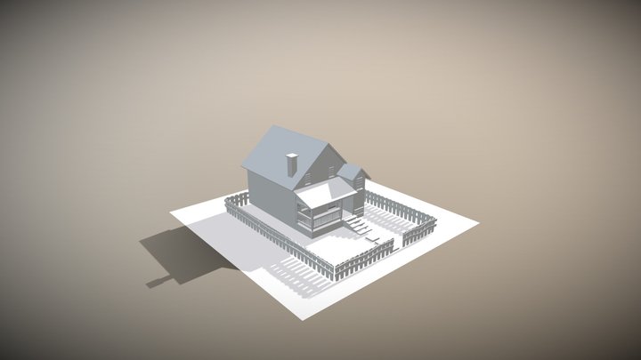 HOUSE GCOM424 RON 3D Model
