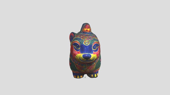 REALISM  TIBETAN MYSTICAL ANIMAL FIGURINE 3D Model