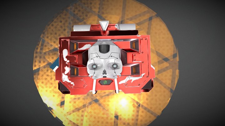 SCI-FI Book 3D Model