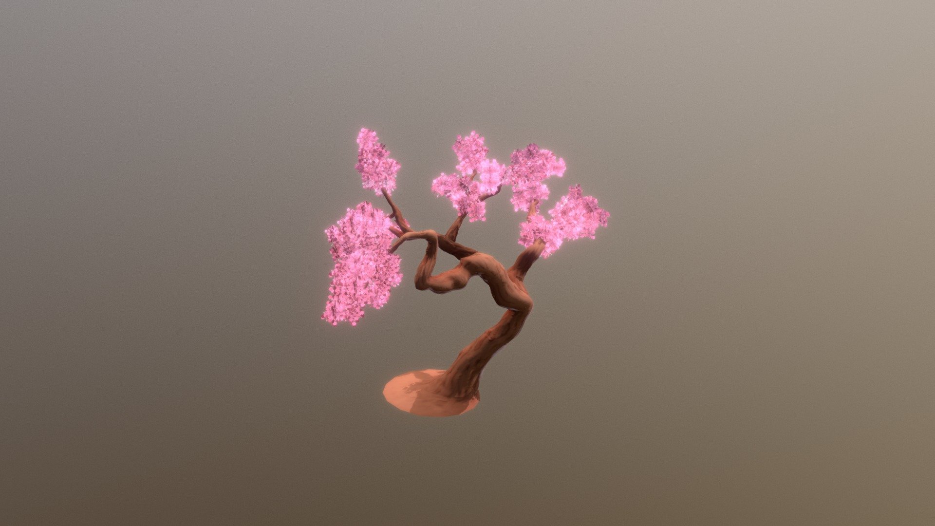 cherry blossom tree zbrush