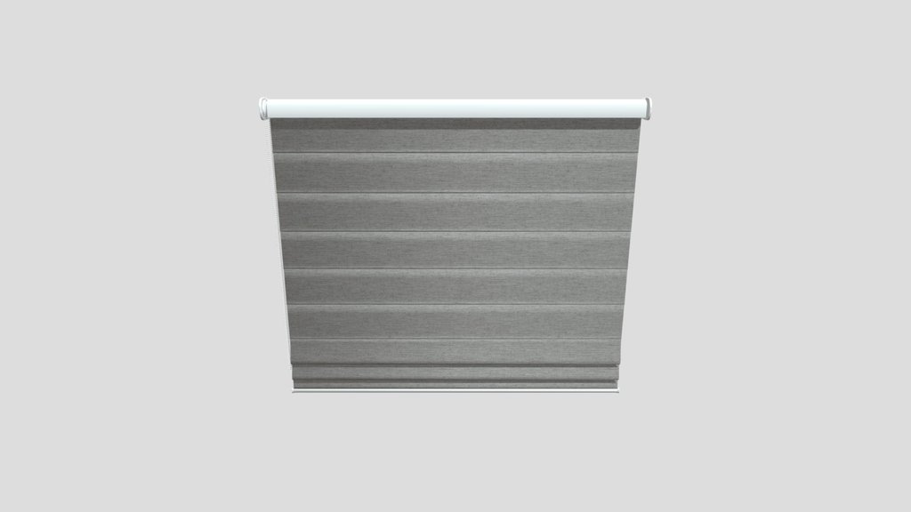 Roman Blinds Full Grey