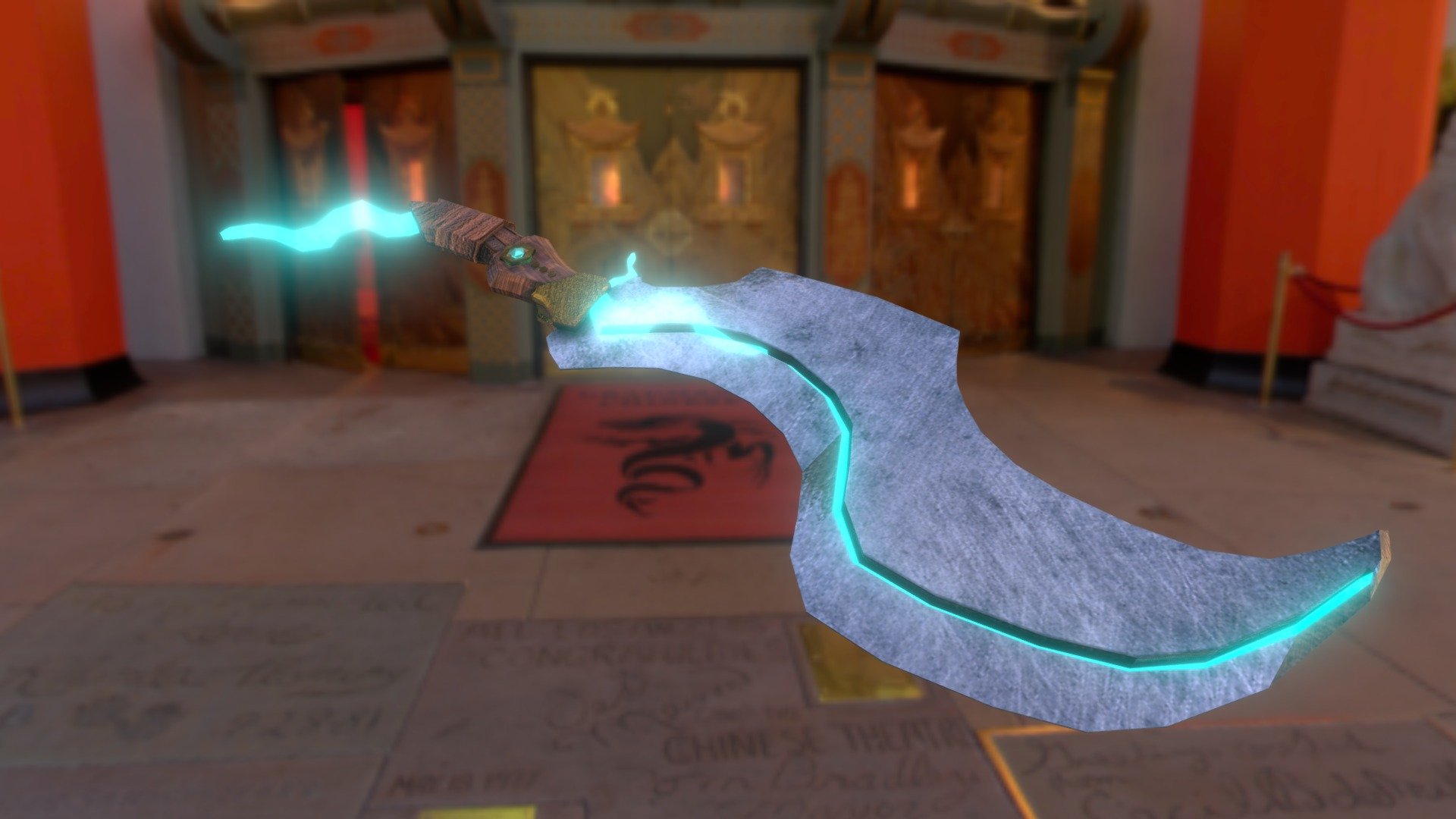 Dragon Sword Artifact — Sketchfab embed 3D viewer