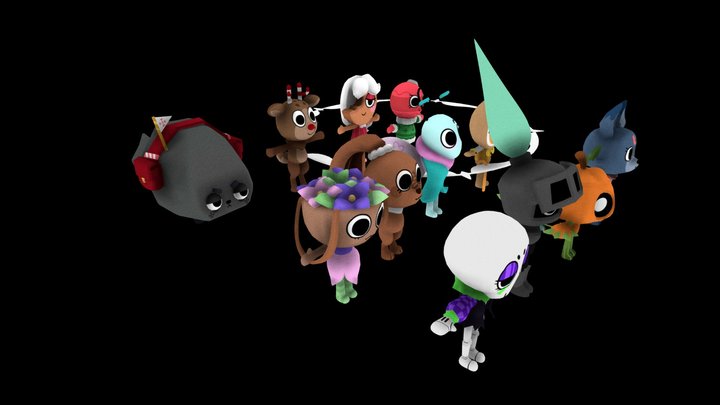 Dandys world All rig event 3D Model