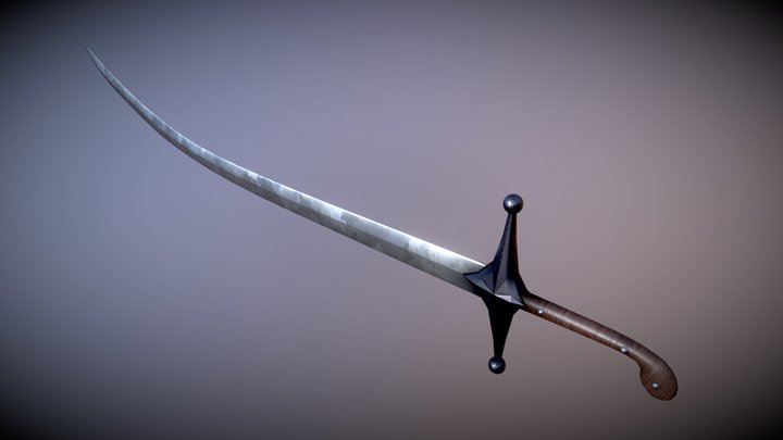 Persian Shamshir 3D Model