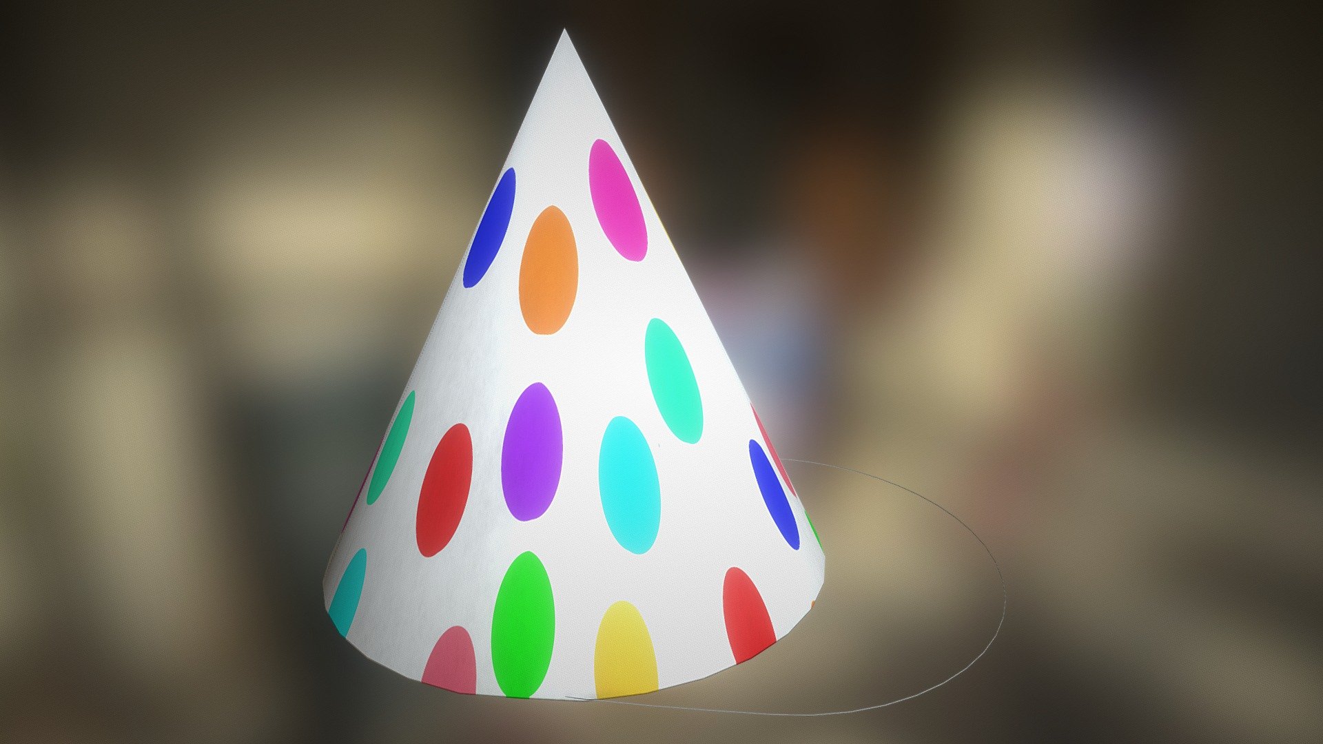 Party Hat v2 - Download Free 3D model by Glitch5970 [db1d4af] - Sketchfab