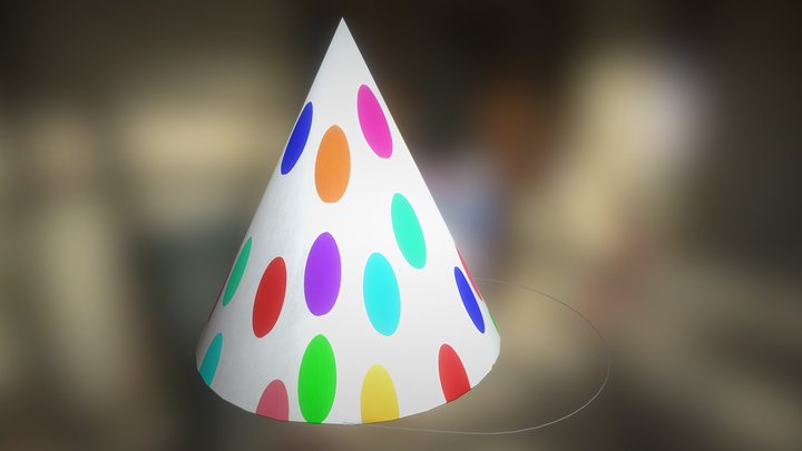 Party Hat v2 – Kostenloses 3D-Modell STL