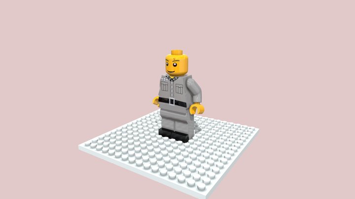 Modelado 3D Lego man