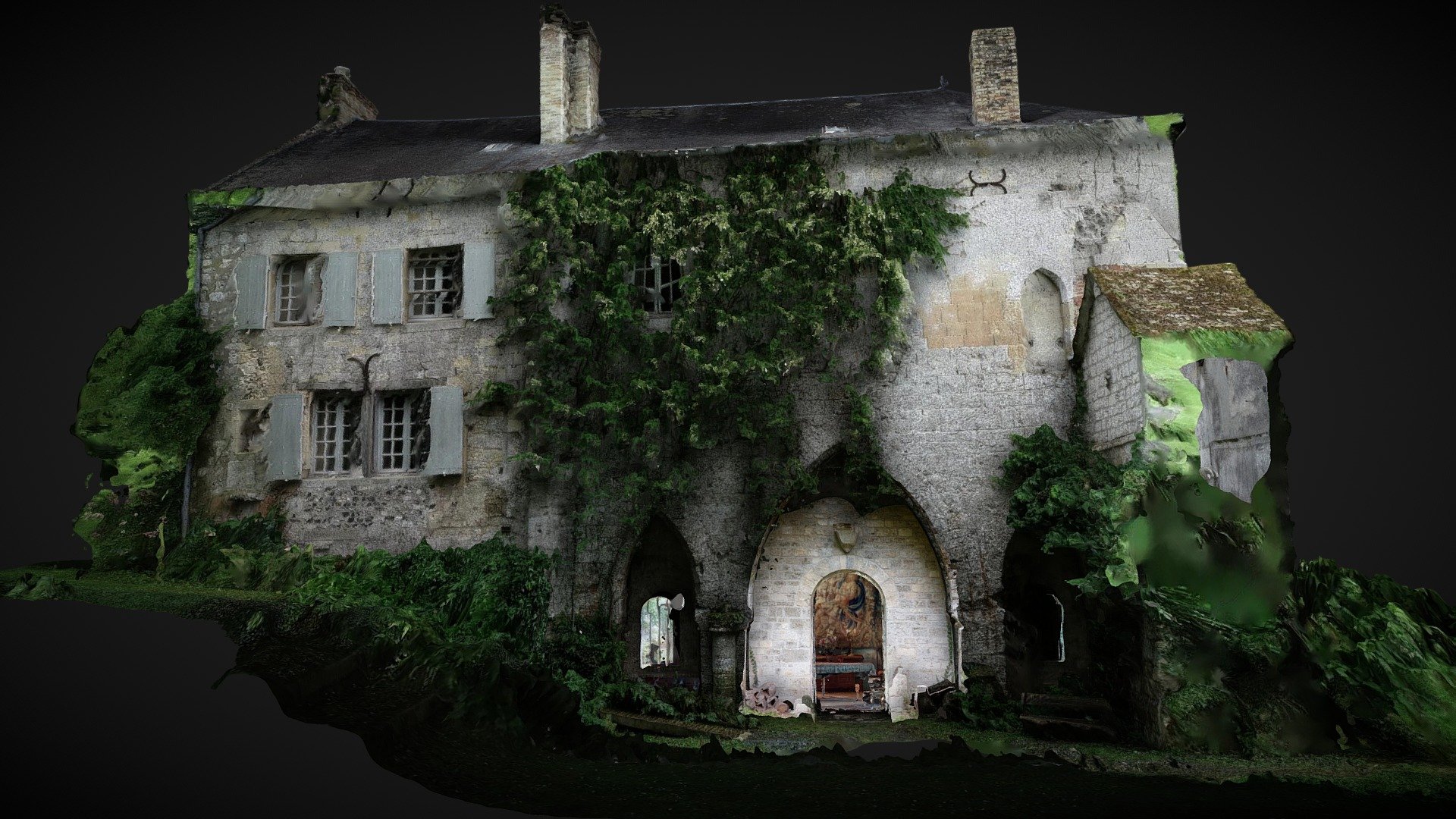 Ancienne Abbaye Notre Dame de Grestain IN/OUT - Download Free 3D model