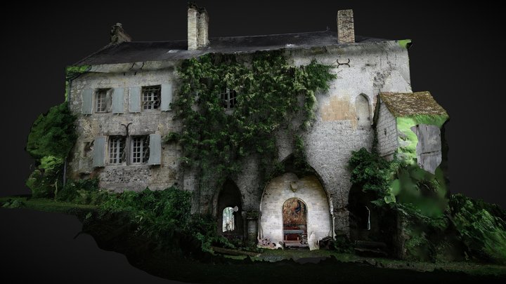 Ancienne Abbaye Notre Dame de Grestain IN/OUT 3D Model