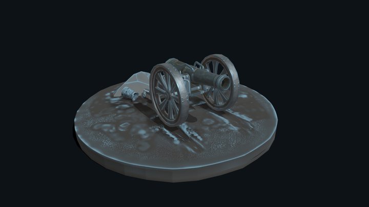 [Student Work] Napoleonian Cannon 3D Model