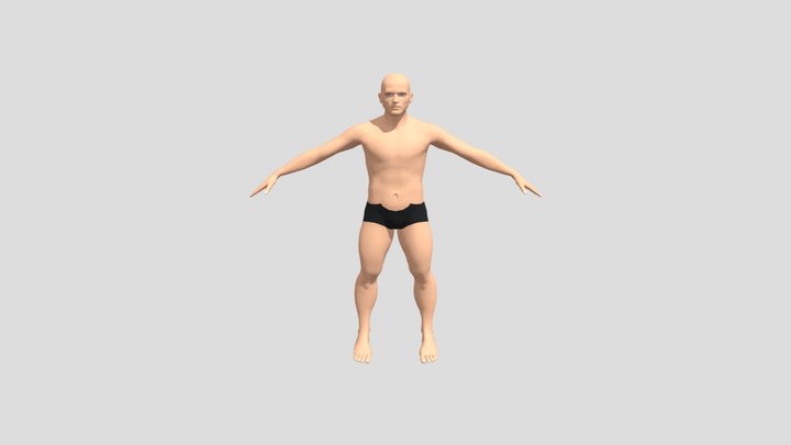 Humanoid OBJ 3D Model
