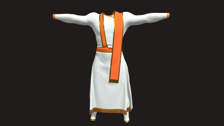 shivaji maharaj cloth 3D Model