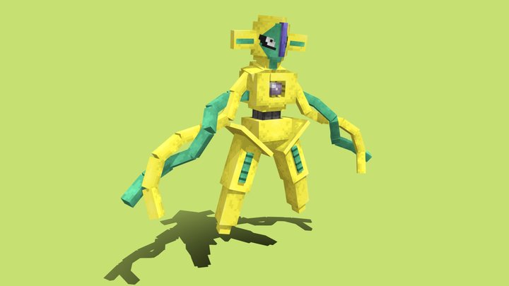 Deoxys 3D Model
