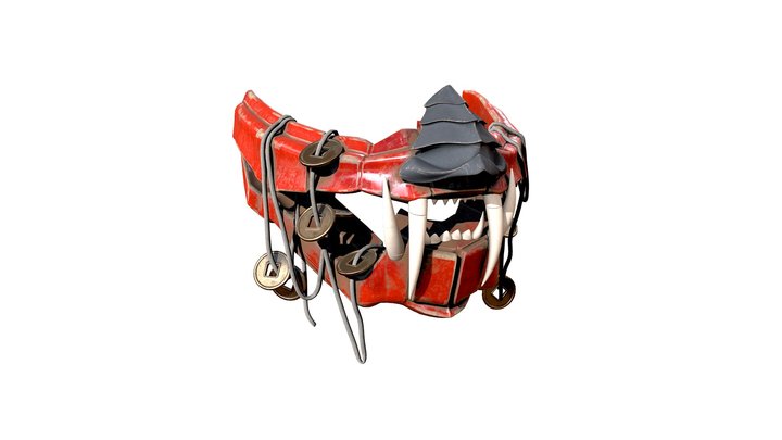 Japanese Mask 3D Model