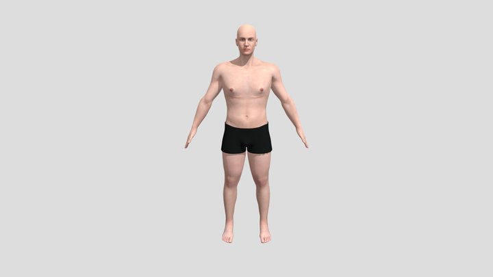 No clothes Avatar 3D Model