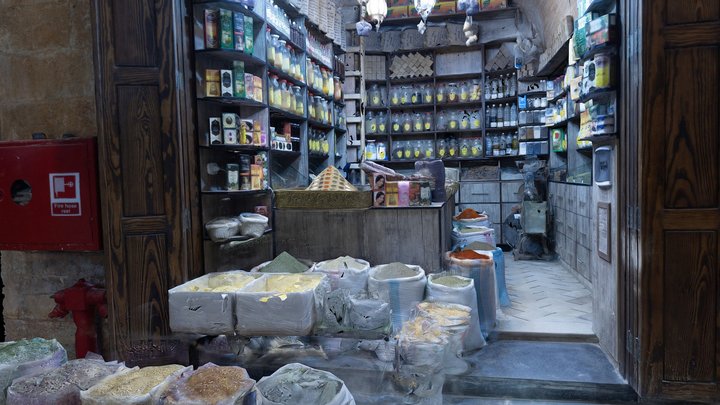 Old Souk, Aleppo (Syria, 08/22) Spice shop 3D Model