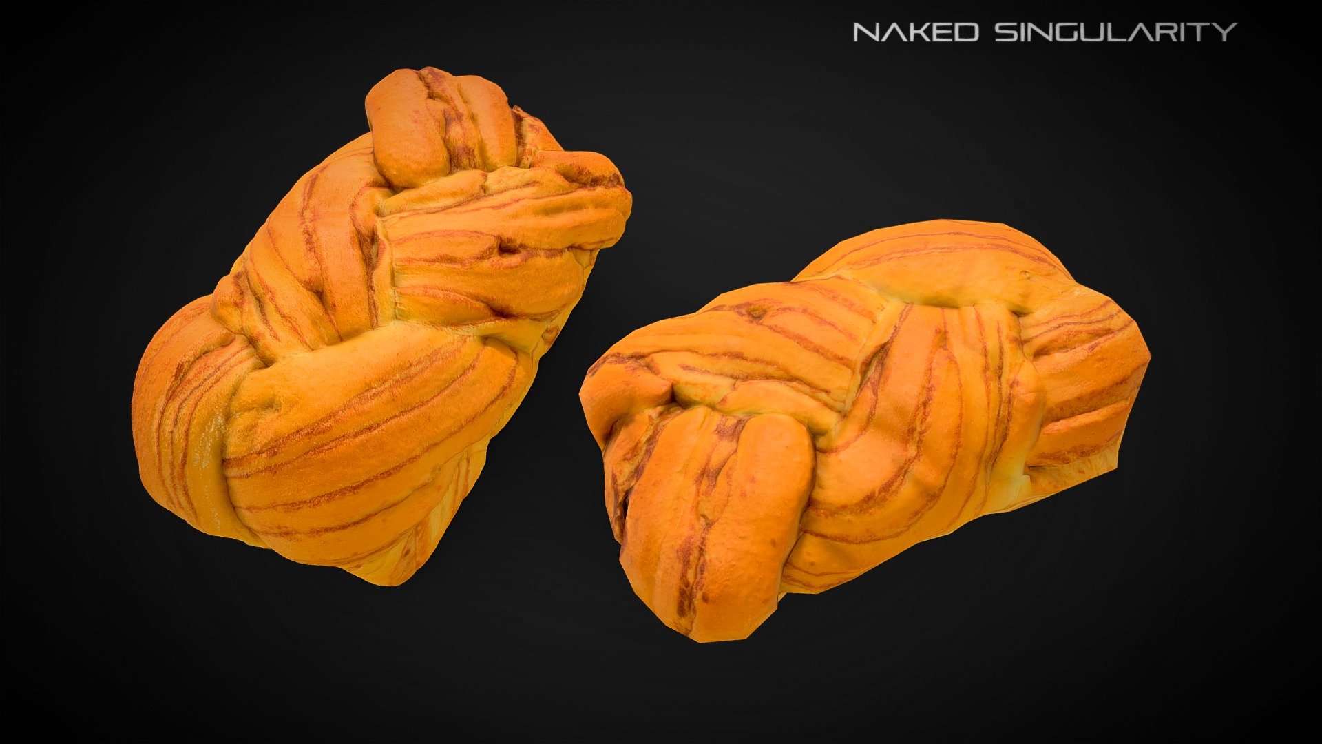 3d Scan Bread Brioche Photogrammetry 4k Buy Royalty Free 3d Model